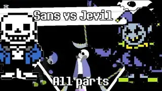Sans vs Jevil all parts. Stick nodes pro