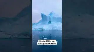 MIND-BLOWING scenery of coastal Greenland   #travel #greenland #ilulissat #icebergs