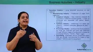 Class 11th &ndash; Classification of Business Activities | Business studies | Tutorials Point