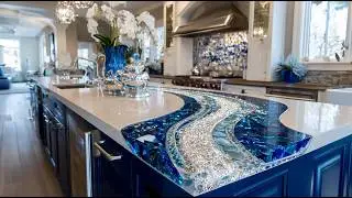 20 Christmas-Inspired Kitchen Decor Trends 2025: Luxurious Elegant Crystal & Metallic Accents!