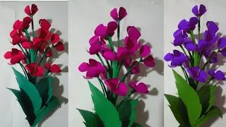 Paper flower bouquet 🌷making idea ll diy paper flower bouquet 