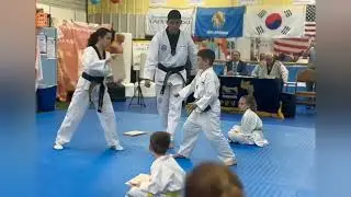 2025 March Belt Testing. Ephrim, Ridge and Allison.