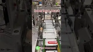 Face mask machine | Inner loop masks automatic folding process