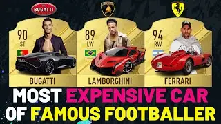 FAMOUS FOOTBALLERS AND THEIR MOST EXPENSIVE CARS ft RONALDO, MESSI, NEYMAR