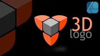 How Design 3D Logo in Affinity Designer iPad