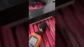 next wave cnc shark HD5 decibel meter test cut