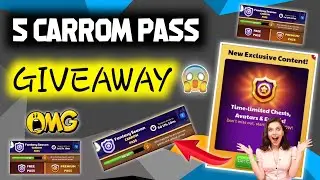 Carrom Pool Free Carrom Pass 5 Free Carrom Passes Giveaway | Lulubox Issue Solve