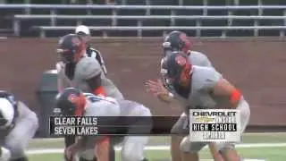 Week 3 - 2015 Football Seven Lakes Spartans vs Clear Falls Knights