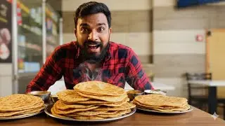 👉 Unlimited Paratha Challenge with a Stranger 😱 | Food Challenge @IntervalBites #foodchallenge 