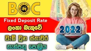 Boc fixed deposit rates 2022 Sri lanka | new fixed deposit rates | boc bank | SL Green