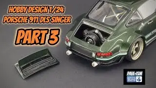 Hobby Design 1/24 Porsche 911 DLS Singer build - Part 3