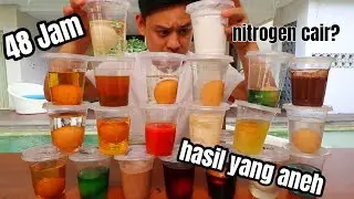 RENDAM TELUR 48 JAM DENGAN BERBAGAI CAIRAN. MATANG TANPA MASAK