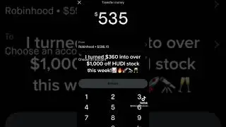 Massive Gains off HUDI Stock #davesplay #sundaystalklist #davenatch #stockmarket