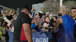 Live from Dubai: Hardik pandya meets Fans/ Hardik pandya new Hair Style 