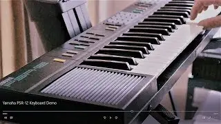 Обзор и песня клавиатуры Yamaha PSR-12 (YM3812 Synth Chip Sound Blaster 2.0)