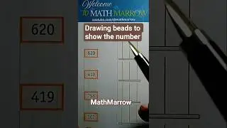 How draw beads to represent given numbers on Abacus @MathMarrow