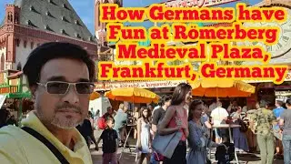 Fun Tour of R&ouml;merberg Square, a Medieval Town that Survived Allied WW2 Bombing in Frankfurt, Germany
