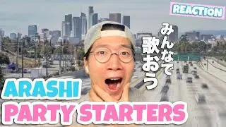 みんなで楽しめる！ARASHI - Party Starters [Official Music Video] REACTION！