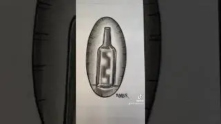 July Drawing Challenge Day 17 Glowing Bottle Ink Design #art #julydrawingchallenge #tattoodesign