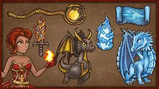 PYROMANCER Drachen, Eis und Feuer  | Backpack Battles