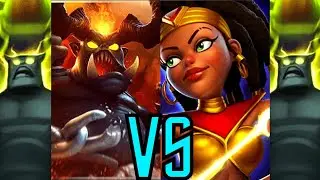 Castle Crush Biggest Unchained Demon VS Biggest Archers Queen | Castle Crush Gameplay | Castle Crush