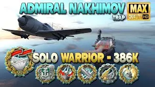 Адмирал Нахимов: Отличный одиночный воин на карте Trap - World of Warships
