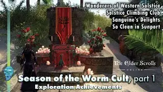 ESO: Western Solstice Exploration Achievement Locations  | Tamriel_Tidbits