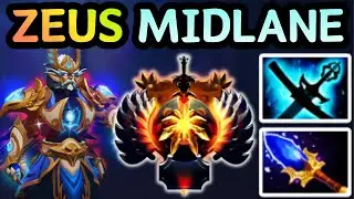 🔥 ZEUS MID EVERYWHERE DAMAGE LIGHTNING | DOTA 2 GAMEPLAY 🔥