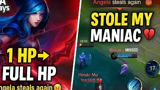 Miya With 1HP Turned UNKILLABLE! Angela Stole My Maniac 😭 | HA Plays