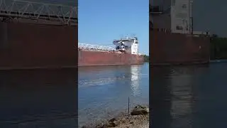 Indiana Harbor Salute #shorts  #inlandvessel #ship