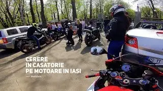 MotoIasi - Cerere in casatorie pe motoare in Iasi - Motorcycle marriage proposal #MotoIasi