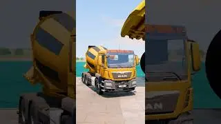 Cars vs Giant Belaz 🚗 #shorts