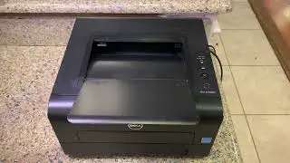 Dell B1260dn monochrome, two-sided duplex printer, printing test page