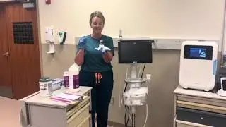 How to disinfect the ultrasound probe.