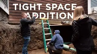 Concrete footing & small alleyway here's how | Site Visit