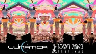 LUNATICA live Boom Festival 2023 (Full Set Hd) [Sci-fi Animation🎶🎨👽]