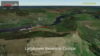 Ladybower Reservoir Circular ∆ hiking trails ∆ 3d-trail.com/england/