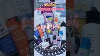 Rating my skincare products🎀#shorts #skincarehaul #fyp