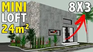 LOFT  MODERNO  24M2 E MINIMALISTA - VIDA SIMPLES