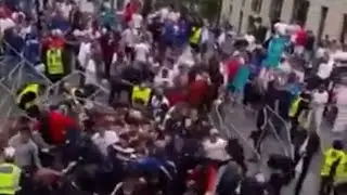 England fans storm Wembley !!