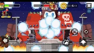 Defeating The Final Boss In Dan Man(The Resistance Leader/Ninja King)