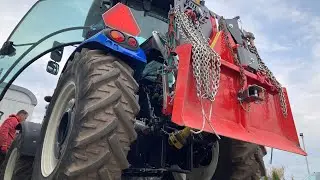 New Holland T4 75 s and test rope winch let’s go to Forest