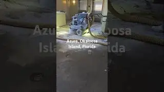 Azure Condo floors being sanded. Very, Very Loud.