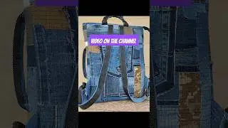 DENIM backpack/#shorts #oldjeans #diy #sewing #bag #misova_denim #fashion #handmade #sewinghacks