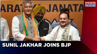 Sunil Jakhar Joins BJP Days After Dumping Congress, BJP President JP Nadda Also Present