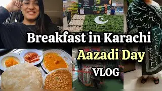 Sunday Breakfast in Karachi - Shahi Briyani | Azadi Day Karachi 