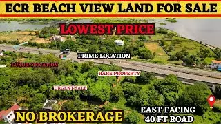 ECR  Beach View  Plots for sale - Low Price | Urgent Sale | #land #plots #ecr #muttukadu