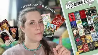 Midpoint check-in for HARD MODE TBR? | r/Fantasy 2025 Book Bingo Challenge