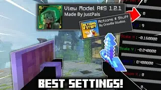 The BEST Settings For View Model A&S Pack! (View Model For MCPE 26.0+)