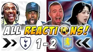 Spurs and Rivals & Haters Fan Reactions to Tottenham 1-2 Aston Villa | Premier League Fan Reaction